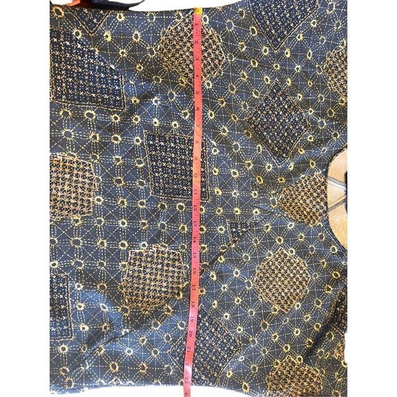 Zara basic oversized printed long sleeve mini dress small funky print - Picture 5 of 5